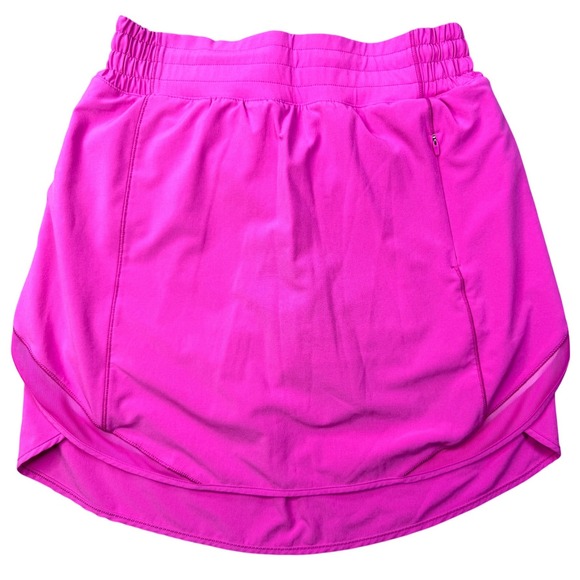 Lululemon Hotty Hot Skirt Size 4 Sonic Pink Running Athletic Tennis Skorts - Picture 5 of 11
